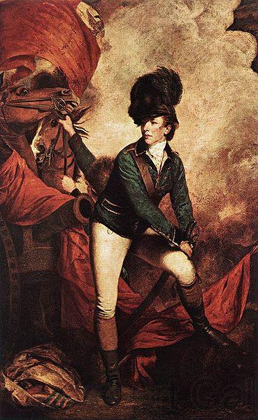Sir Joshua Reynolds Portrait of Sir Banastre Tarleton Norge oil painting art